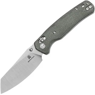 Zlevněný Bestechman CICADA'S WING 10Cr15MoV Satin with grey Micarta handle BMK06-M-3
