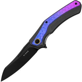 Aktuální Kizer Draca S45VN Black PVD Coating,Aluminum&Crystallized Titanium Ki4751A2