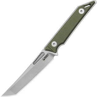 Akce Goliath - Beadblast 14C28N with Green Micarta handle