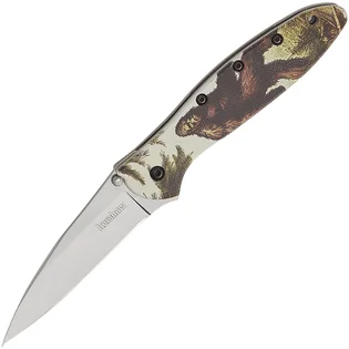 Značkový Kershaw LEEK - ALUM BIG FOOT/SIL 14C28N, Aluminum, Linerlock K-1660BF