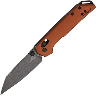 Akce Kershaw MINI IRIDIUM REVERSE TANTO BRONZE BW D2 Aluminum DuraLock K-2051RBRZBW