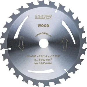 Akční Nabídka Pilový kotouč okružní pily Narex 185x1,4x20, 24WZ