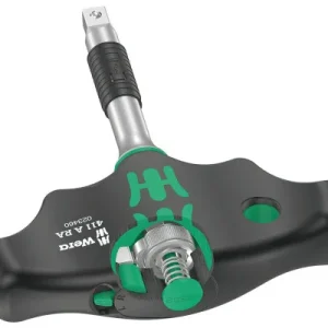 Akce Ráčnový klíč s příčnou rukojetí tvar T, Wera 411 A RA, čtyřhran 1/4"