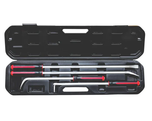 Akční Nabídka Sada montážních pák s rukojetí 600-900mm, 0-90°, 4ks, kufru