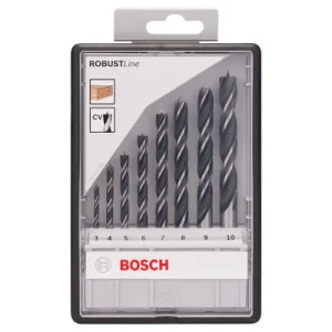 Akční Nabídka Sada spirálových vrtáků do dřeva, Robust-Line, 8ks
