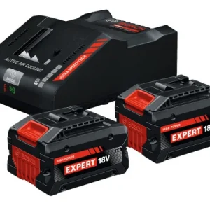 Akce Startovací sada Bosch EXPERT, nabíječ EXAL 18V-160 + 2x EXBA 18V-80