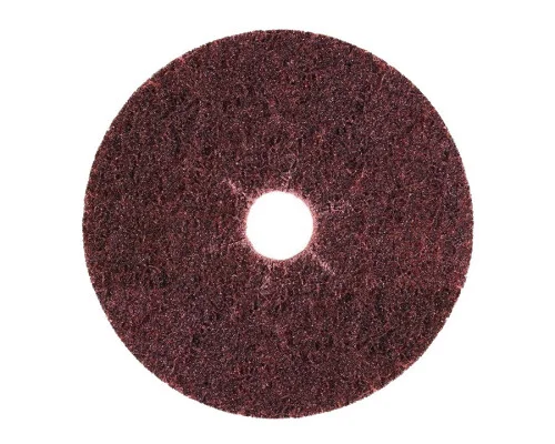 Výsek rounový 6924 SCM s otvorem, červená/fialová, Medium K100, 115mm Speciální Cena