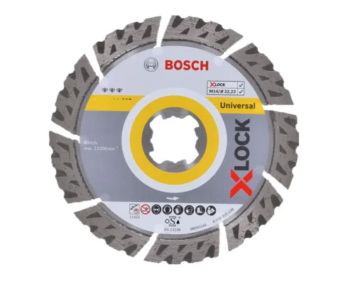 X-LOCK Diamantový řezný kotouč pro univerzální použití 115-125mm Finální Výprodej