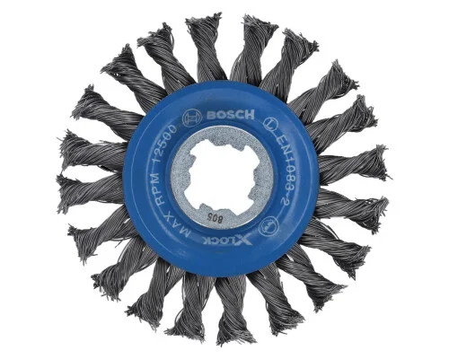 X-LOCK Kotoučový drátěný kartáč copánkový ocelový 0,5mm, D 115mm Nejlepší Cena