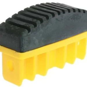 Žlutá Forte plastová nožička Alve Forte na profil 22x80mm Cenová Bomba