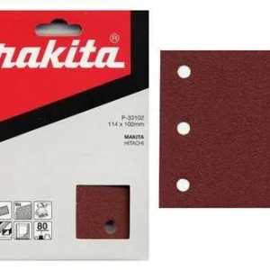 Zlevněný Brusný papír 114x102mm děrovaný K320 10ks Makita