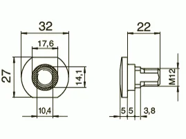Aktuální Šroub nože M12x22 Zn 10.9 CAT